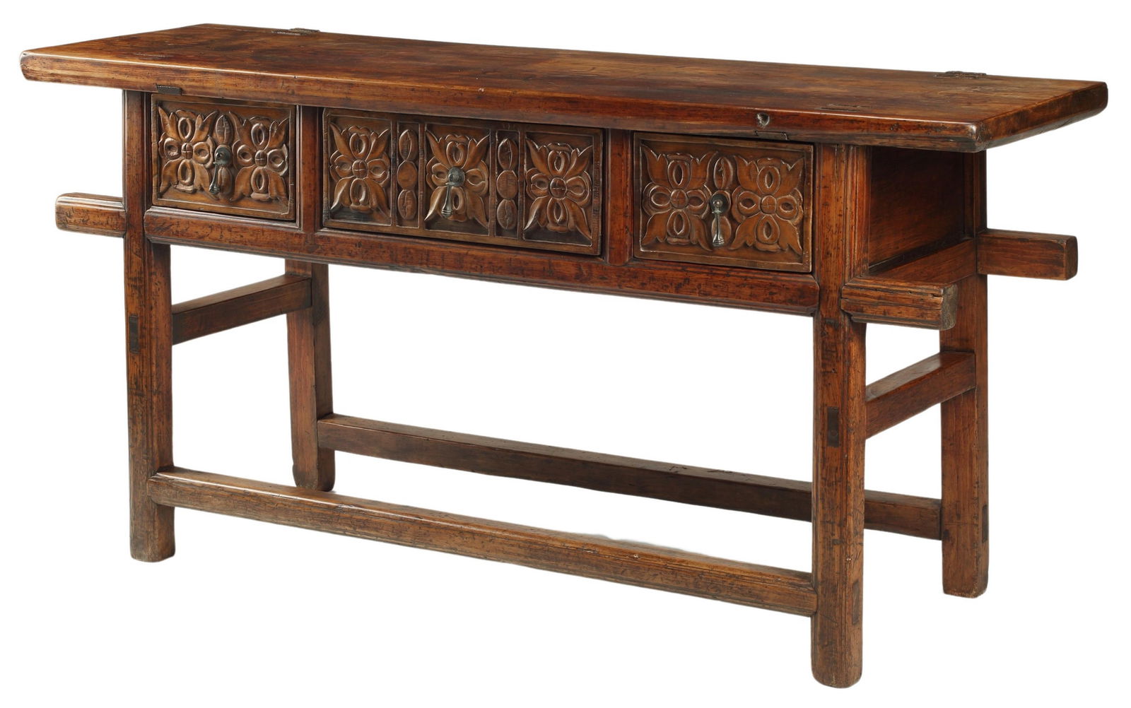 BAROQUE STYLE THREE-DRAWER TABLE (1 of 3)