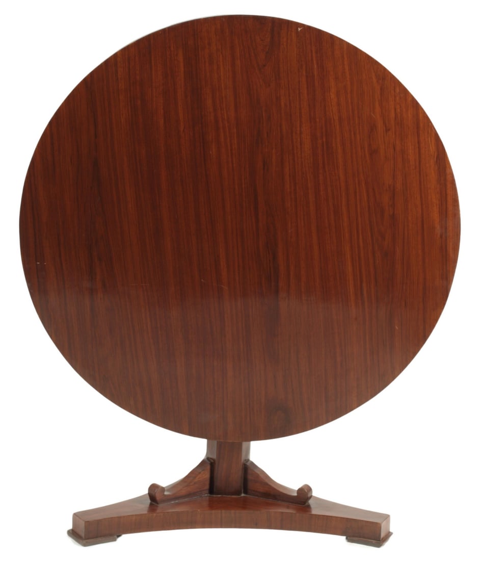 LOUIS PHILIPPE STYLE MAHOGANY TILT-TOP TABLE (1 of 3)