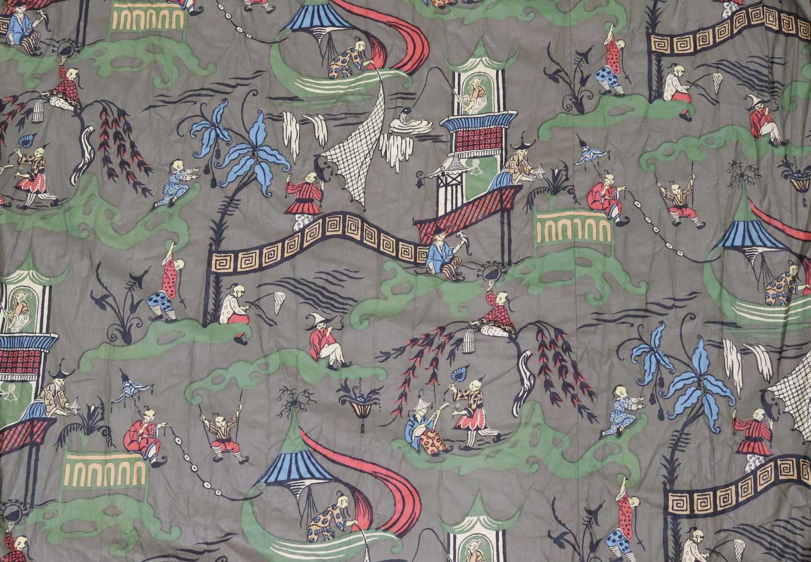 (4) BRUNSCHWIG ET FILS CHINOISERIE PRINTED DRAPES (1 of 4)