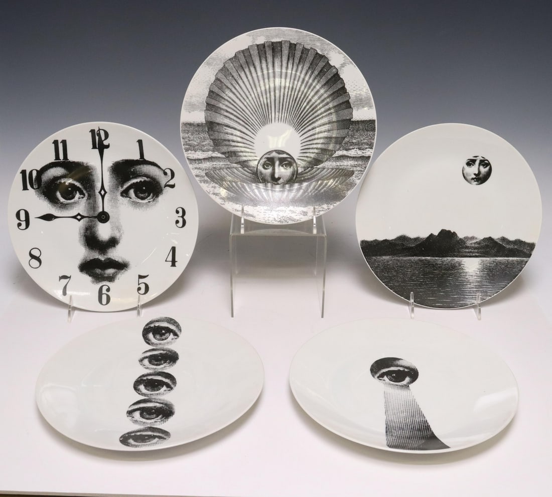 (5) PIERO FORNASETTI TEMA E VARIAZIONI PLATES (1 of 2)