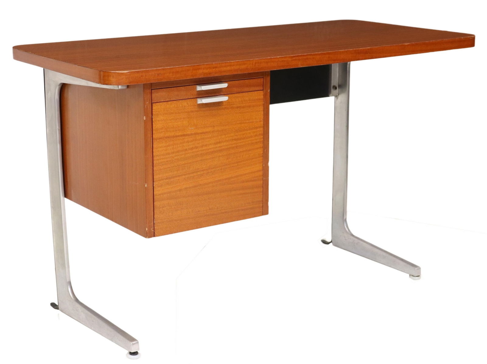 GEORGE NELSON (ATTRIB) ACTION OFFICE ALUMINUM DESK (1 of 5)