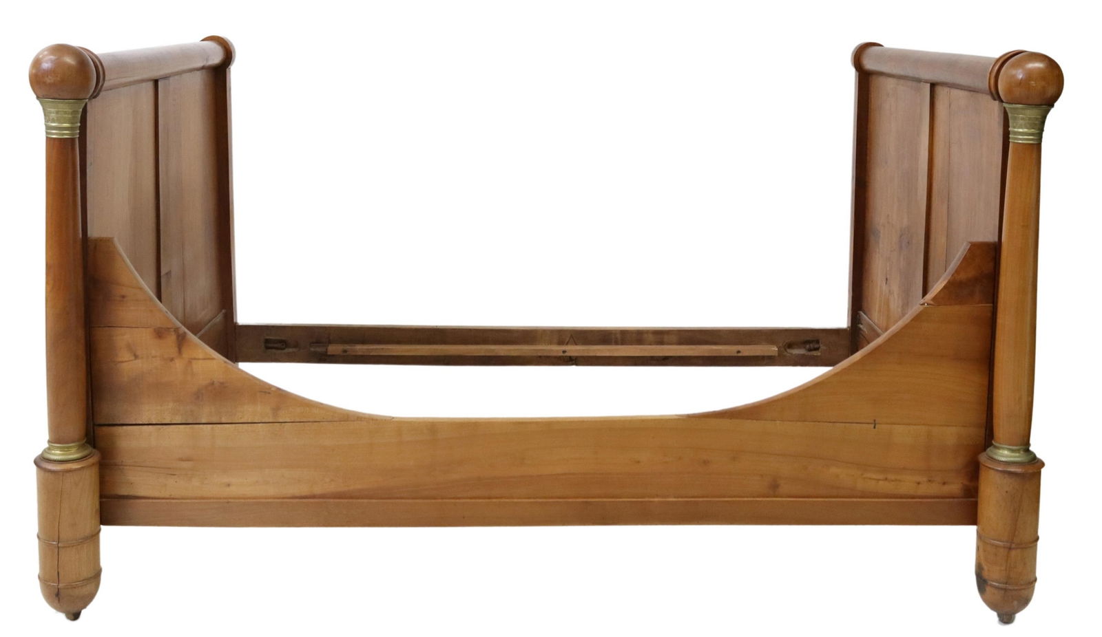 FRENCH EMPIRE STYLE WALNUT ALCOVE BED (1 of 4)