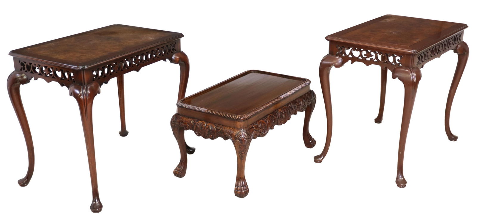 (3) SMITH & WATSON GEORGIAN STYLE END TABLES (1 of 4)