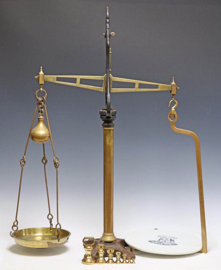 ENGLISH SHOP COUNTER BALANCE BEAM SCALES (1 of 12)