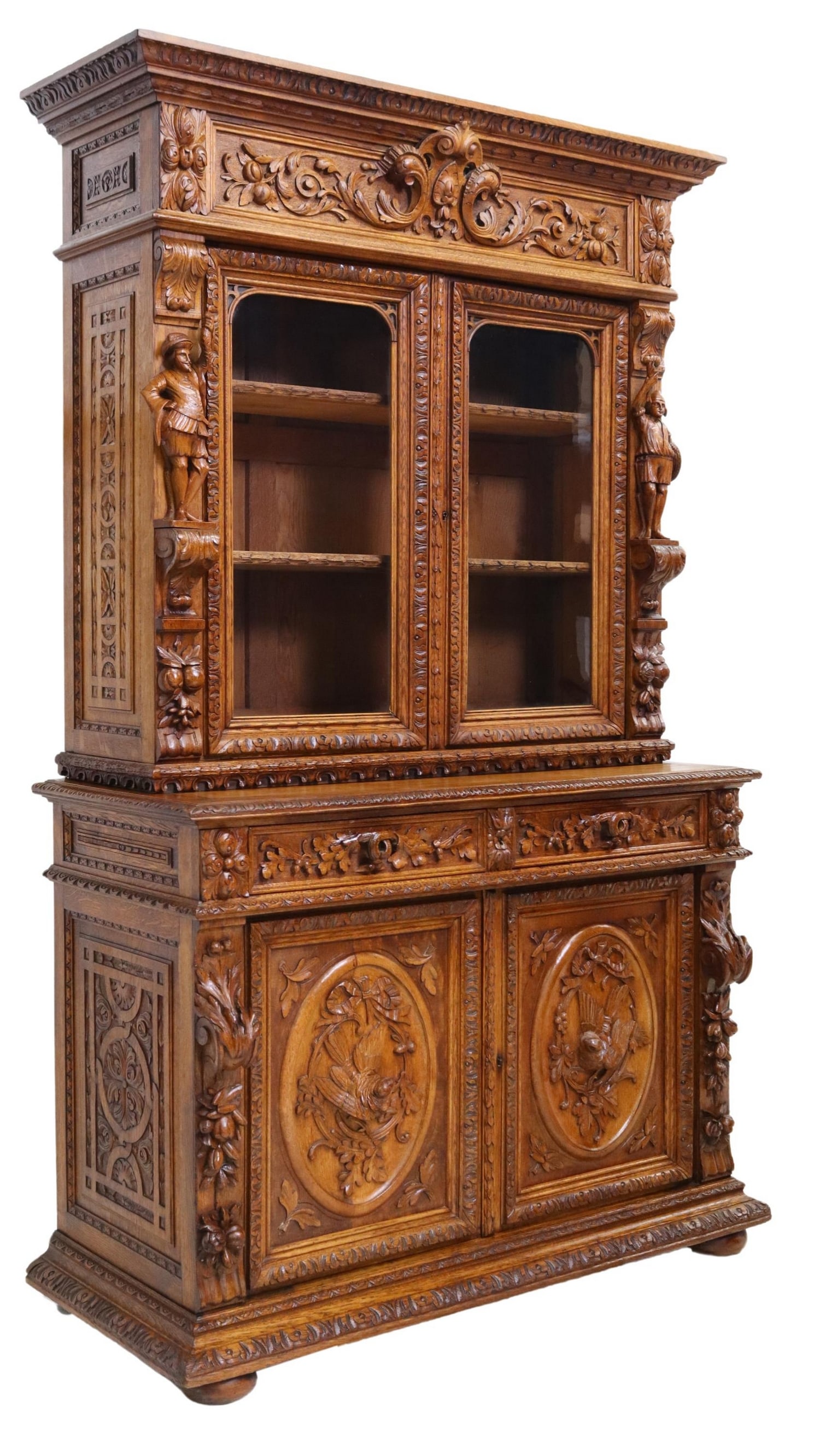 FRENCH RENAISSANCE REVIVAL HUNT BUFFET, 19TH C. (1 of 8)