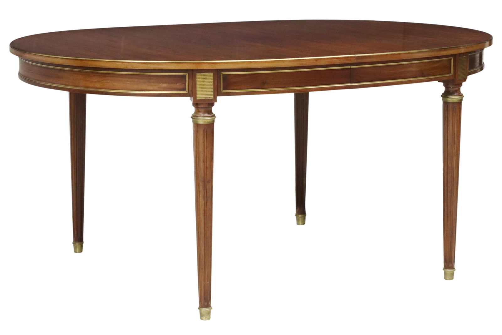 FRENCH LOUIS XVI STYLE MAHOGANY EXTENSION TABLE (1 of 5)