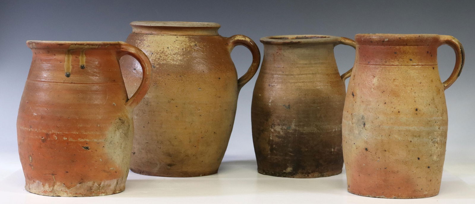 (4) FRENCH PROVINCIAL STONEWARE VESSELS (1 of 4)