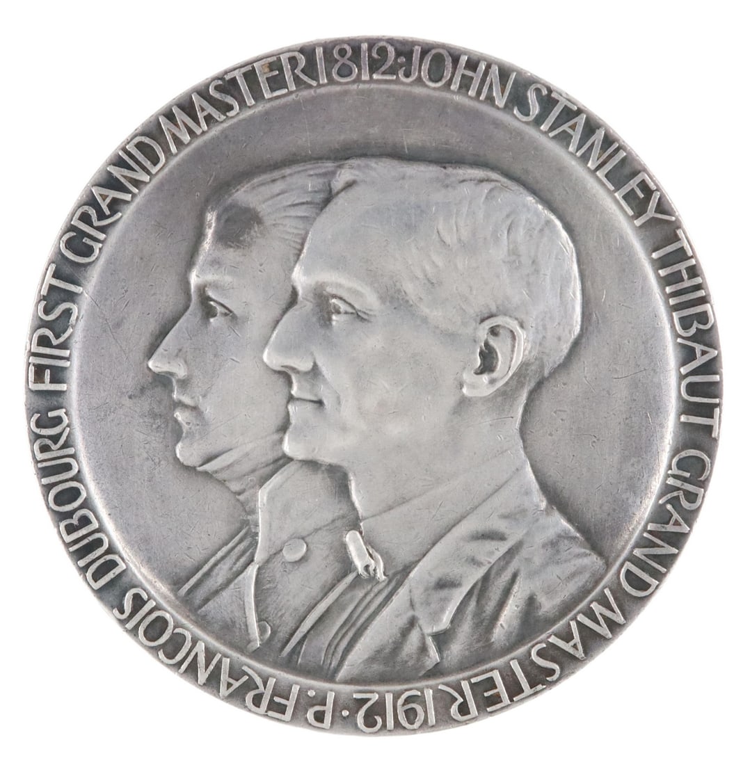 LOUISIANA MASONIC GRAND LODGE STERLING MEDAL (1 of 3)