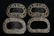 540: COLLECTION CONTINENTAL CUT STEEL SHOE BUCKLES - 3