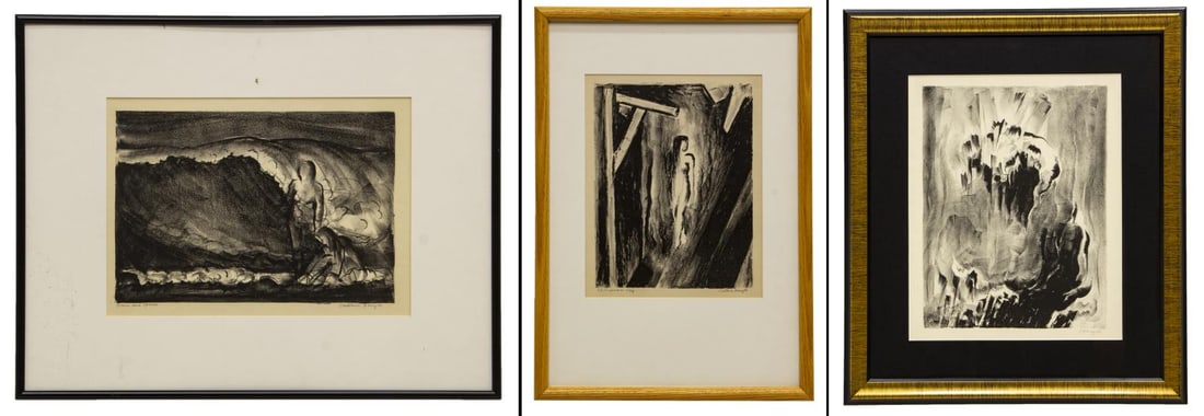 (3) CONSTANCE FORSYTH (TX, 1903-1987) LITHOGRAPHS (1 of 7)