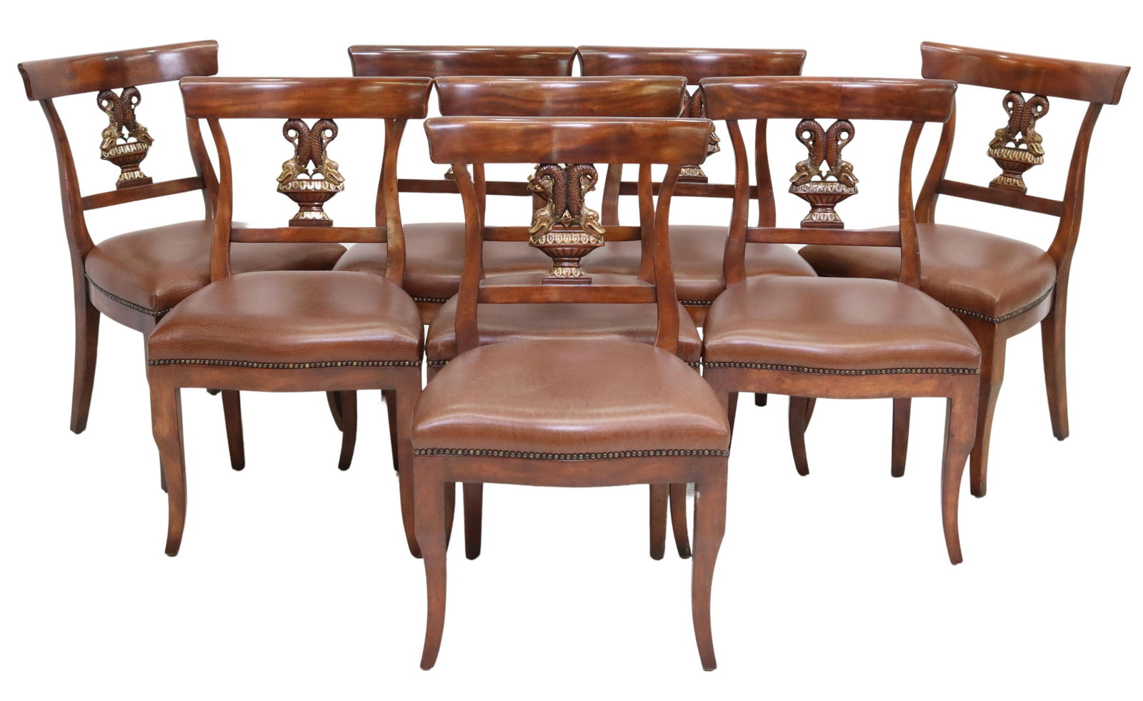 (8) THEODORE ALEXANDER REGENCY STYLE DINING CHAIRS (1 of 4)