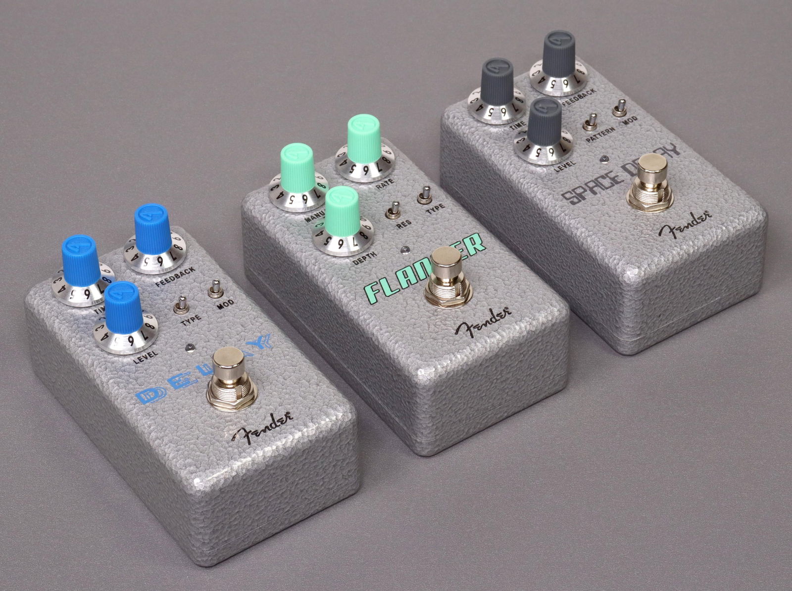 (3) FENDER HAMMERTONE SPACE DELAY, DELAY, FLANGER (1 of 4)