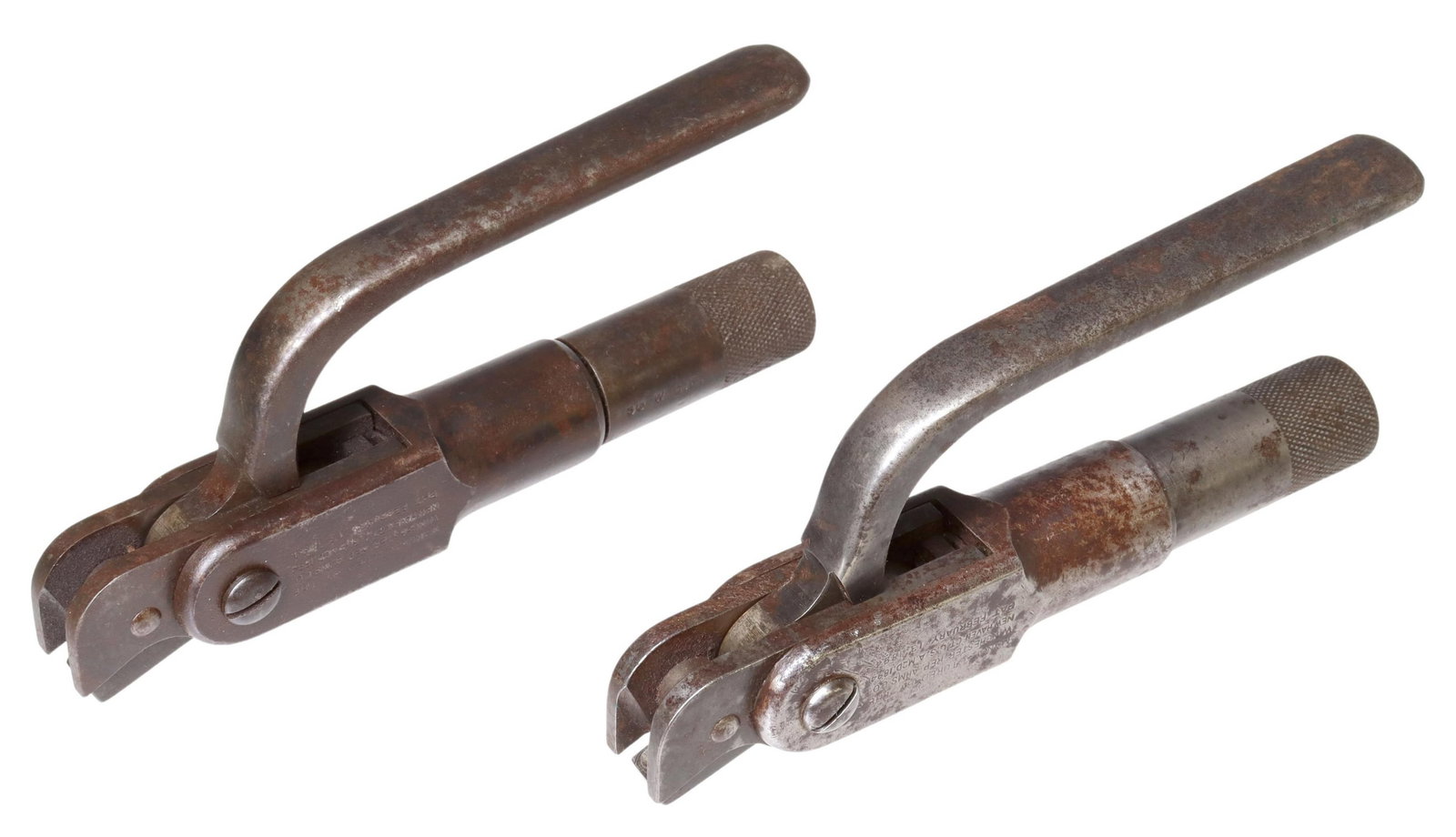 (2) WINCHESTER RELOAD TOOLS, MODEL 1894, .30 & 38-: (lot of 2) Winchester Repeating Arm Co. Model 1894 reloading tools, one for .30 WCF, one for .38-55 caliber, both with patent date February 13, 1894, for shipping each approx. 7" x 3" x 1.5", total 4.