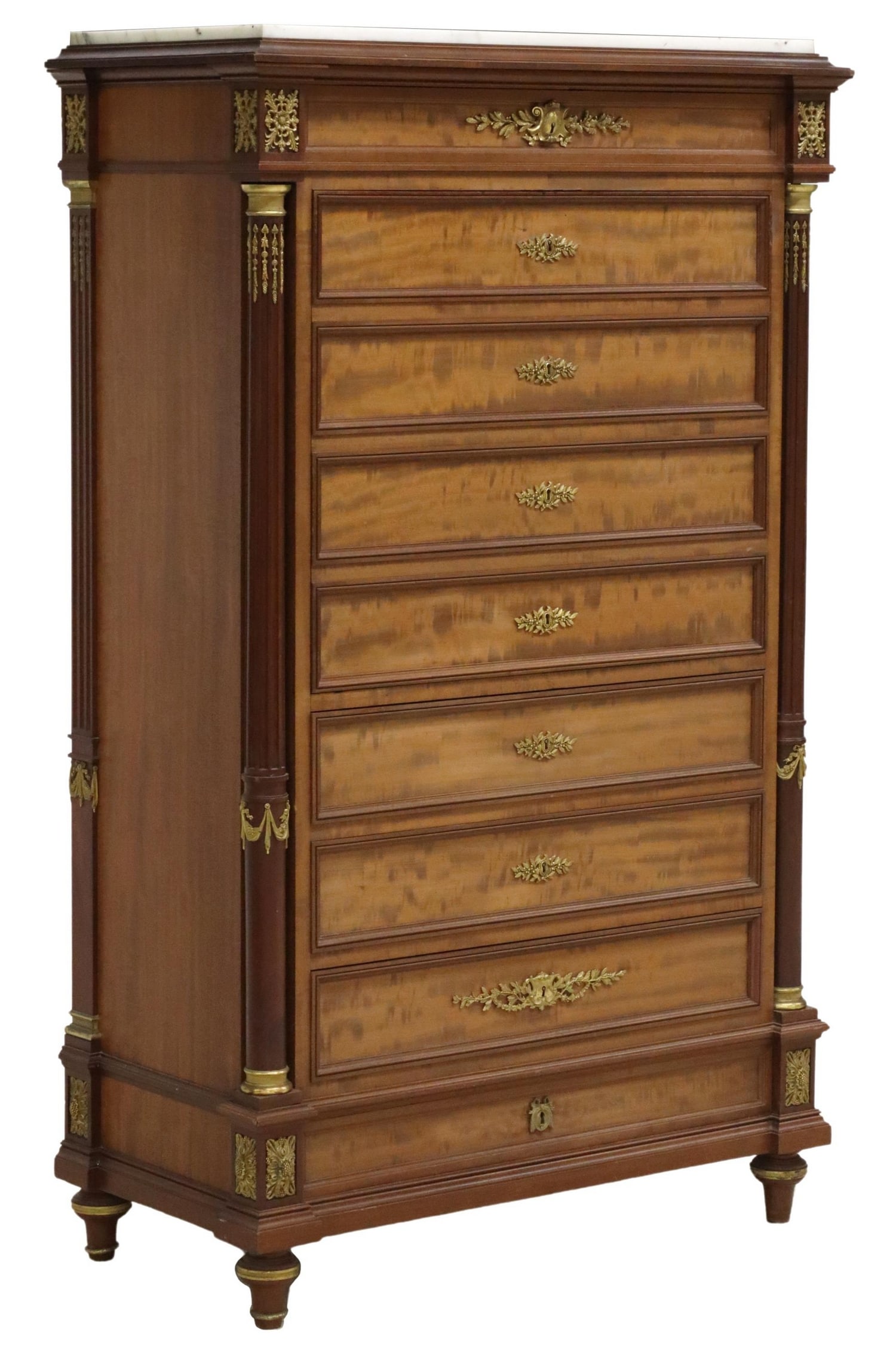 MAISON KRIEGER ORMOLU-MOUNTED SECRETAIRE ABATTANT (1 of 8)