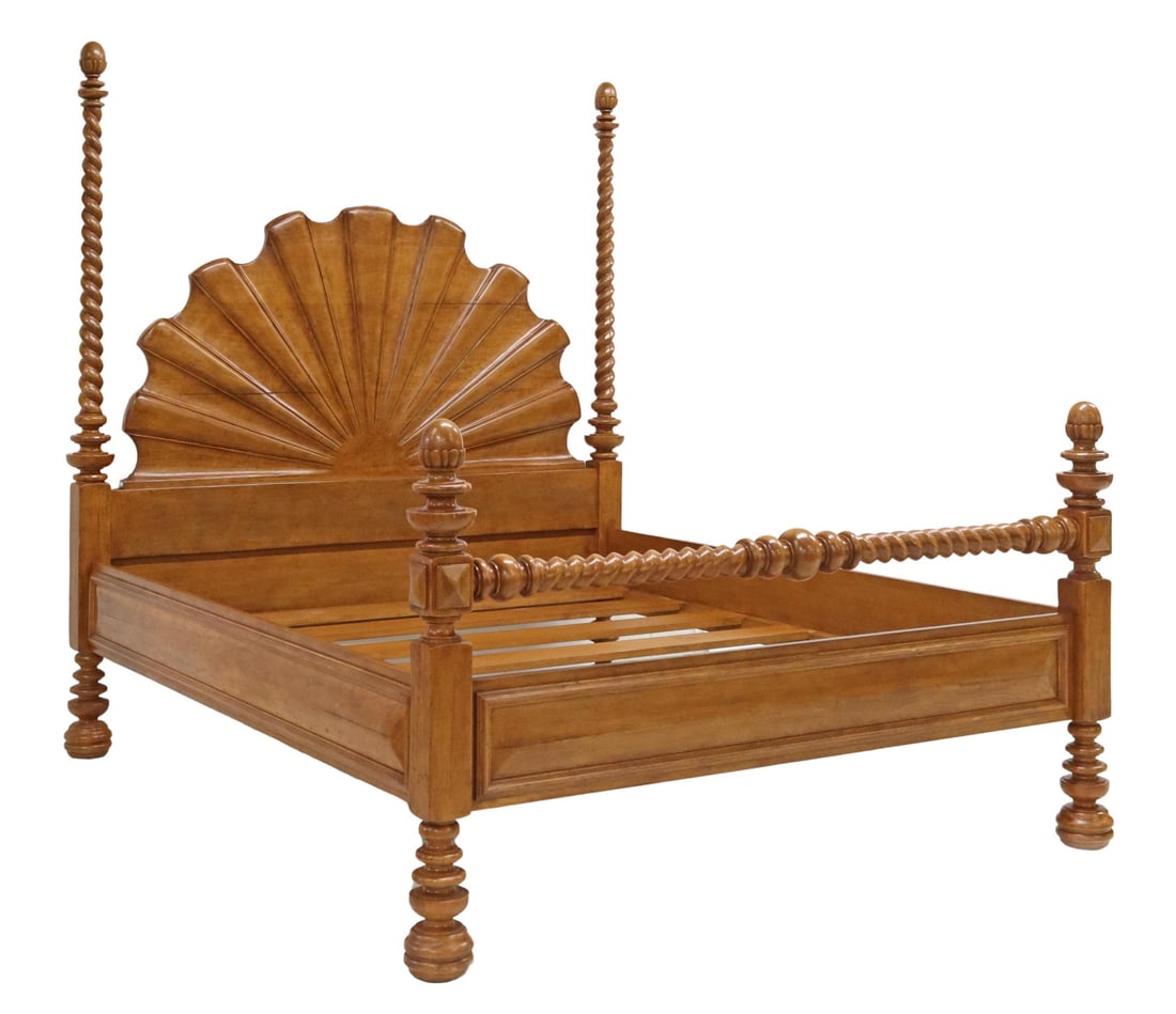 THERIEN STUDIOS WALNUT CALIFORNIA KING SIZED BED (1 of 3)