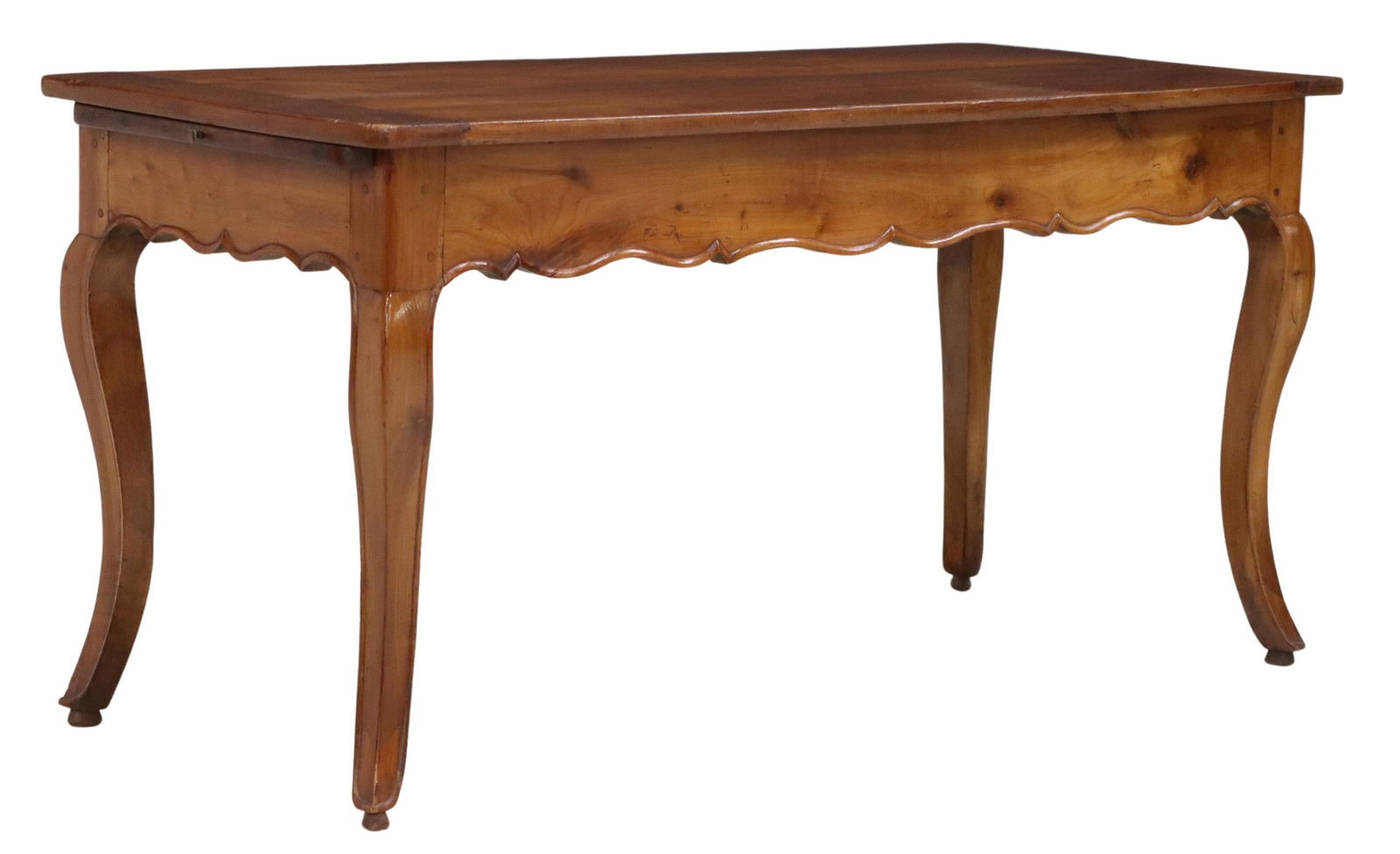 FRENCH PROVINCIAL FRUITWOOD WORK TABLE (1 of 4)