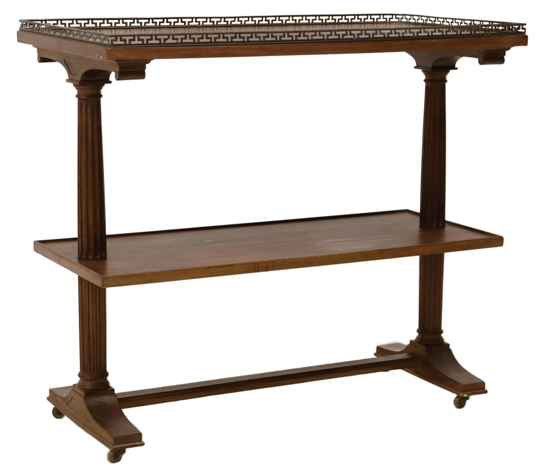 ENGLISH MAHOGANY TWO-TIER BUFFET OR SERVER (1 of 4)