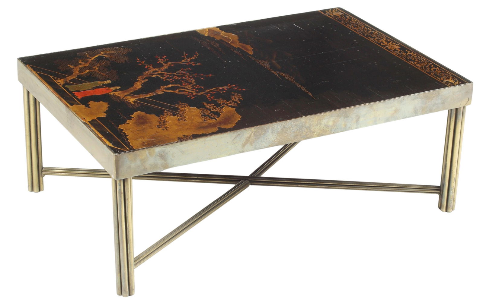 CHINOISERIE LACQUERED LOW COFFEE TABLE (1 of 3)
