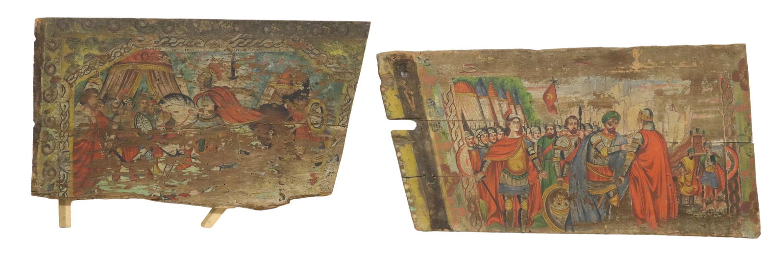 (2) ITALIAN SICILIAN CART ARCHITECTURAL ELEMENTS (1 of 4)