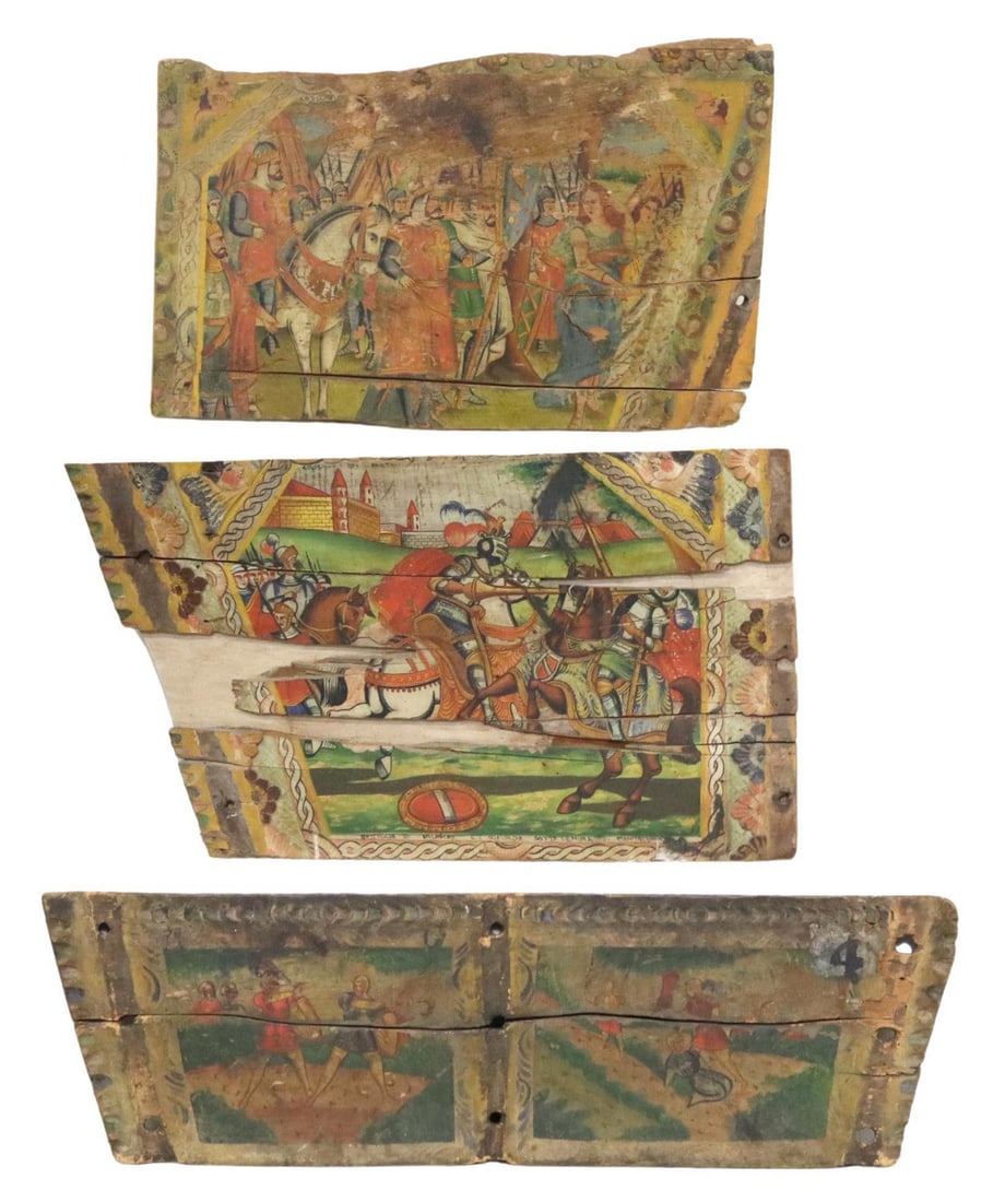 (3) ITALIAN SICILIAN CART ARCHITECTURAL ELEMENTS (1 of 5)