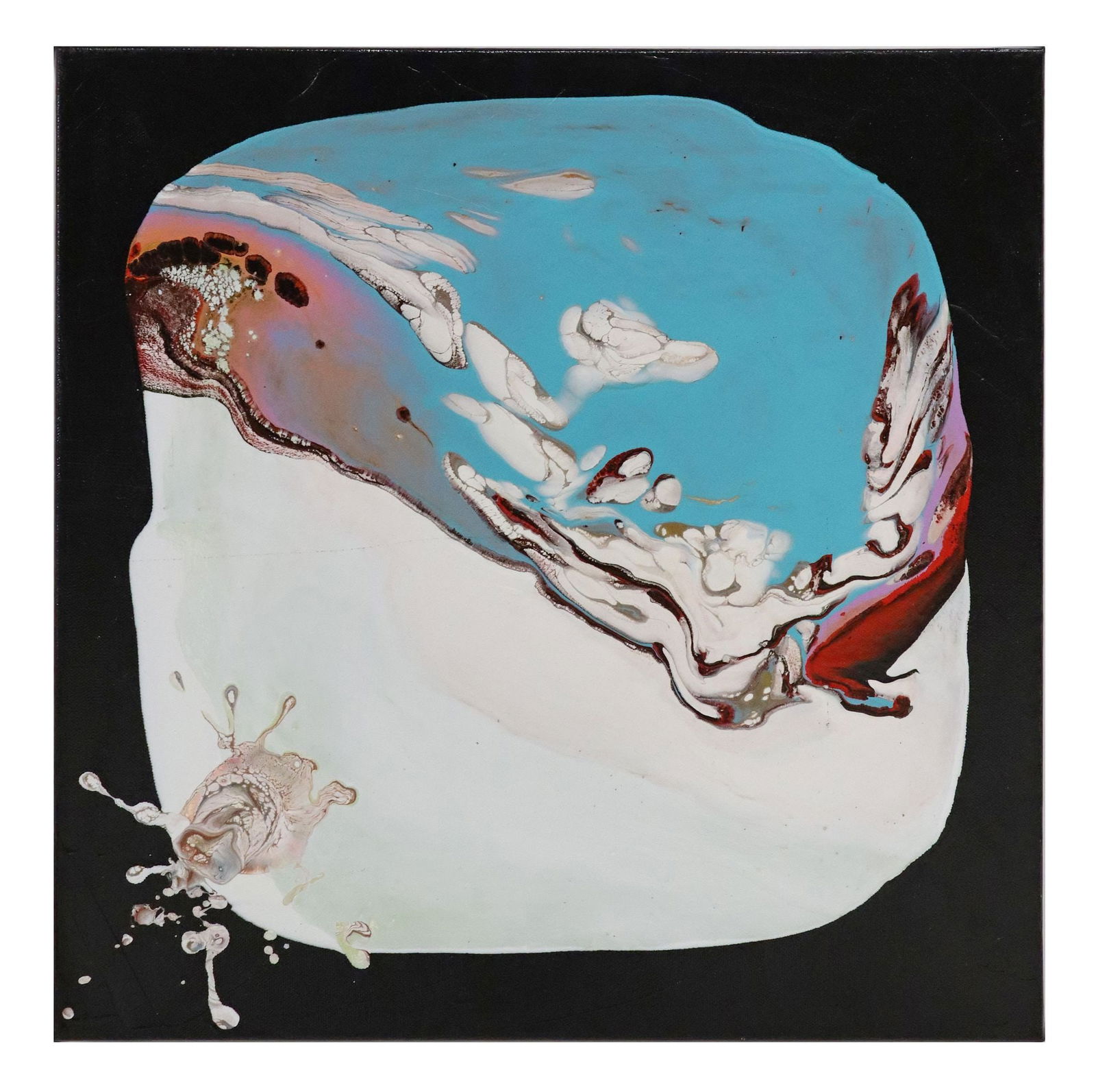 PETRONELLA GREER (B.1945) PAINTING, 'SHORE LINE' (1 of 3)