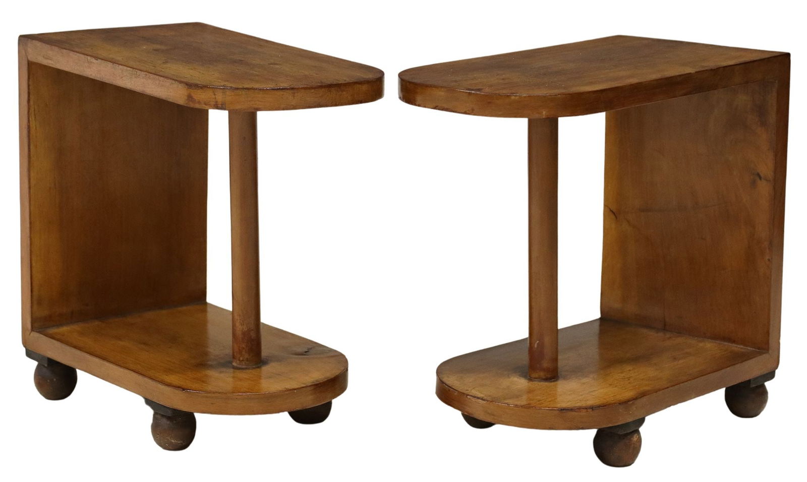 ITALIAN ART DECO WALNUT NIGHTSTANDS (1 of 4)