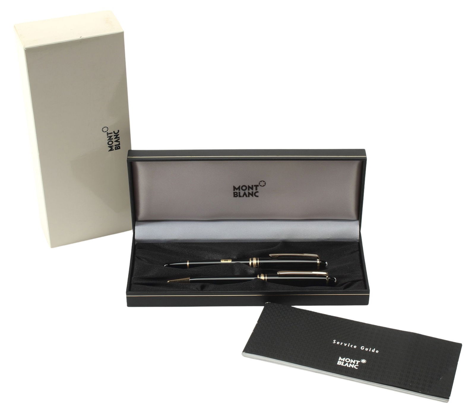 (2) MONTBLANC MEISTERSTUCK FOUNTAIN & BALLPOINT PENS (1 of 3)