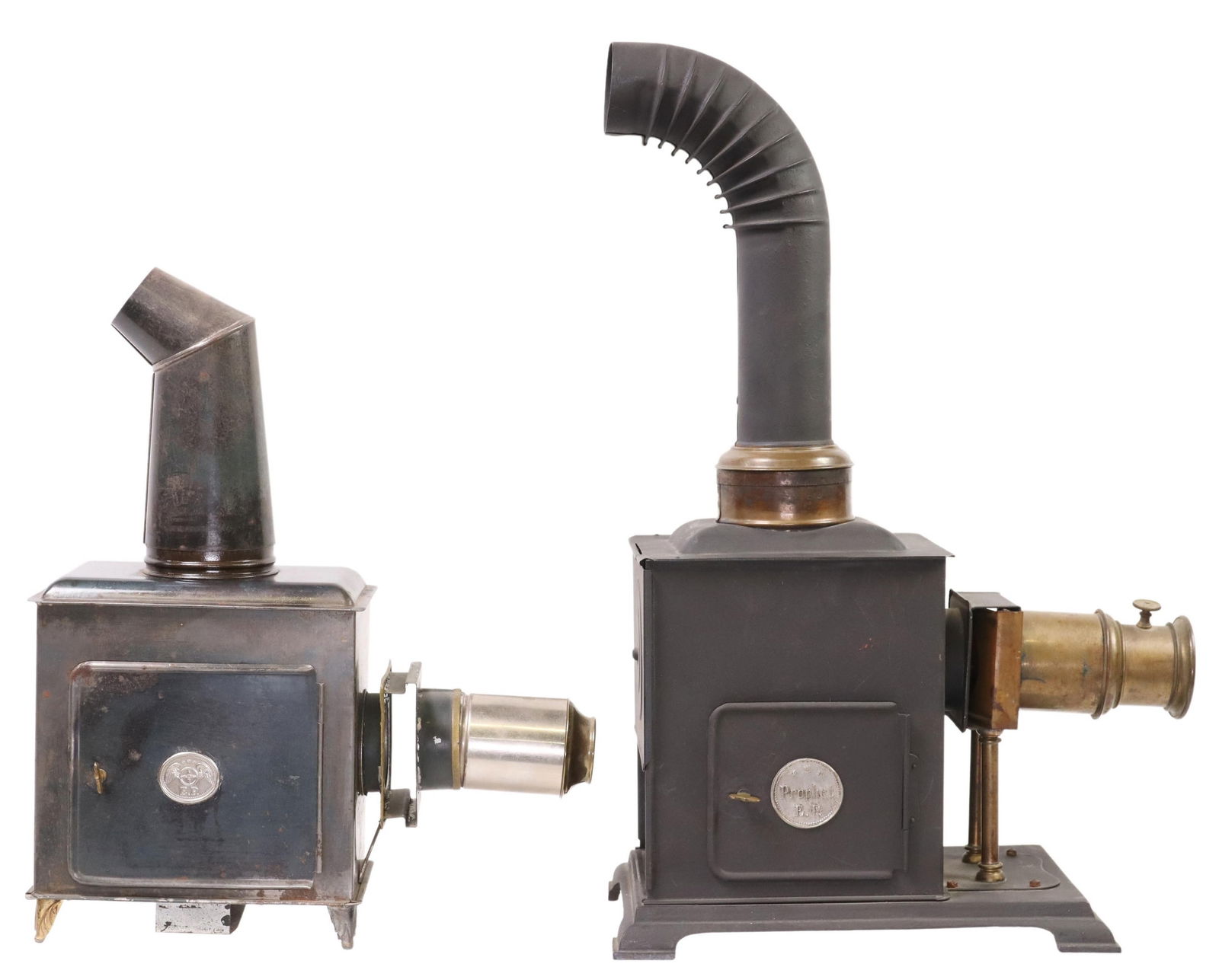 (2) ERNST PLANK GOOD CONDITION MAGIC LANTERNS (1 of 6)