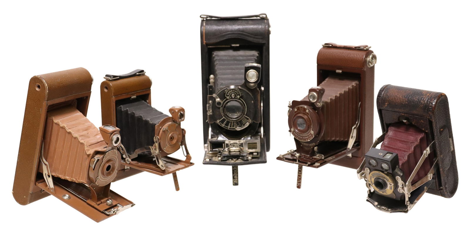 (5) KODAK FOLDING BELLOWS CAMERAS (1 of 10)