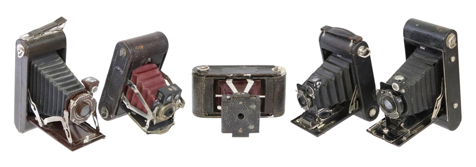(5) KODAK FOLDING BELLOWS CAMERAS (1 of 9)