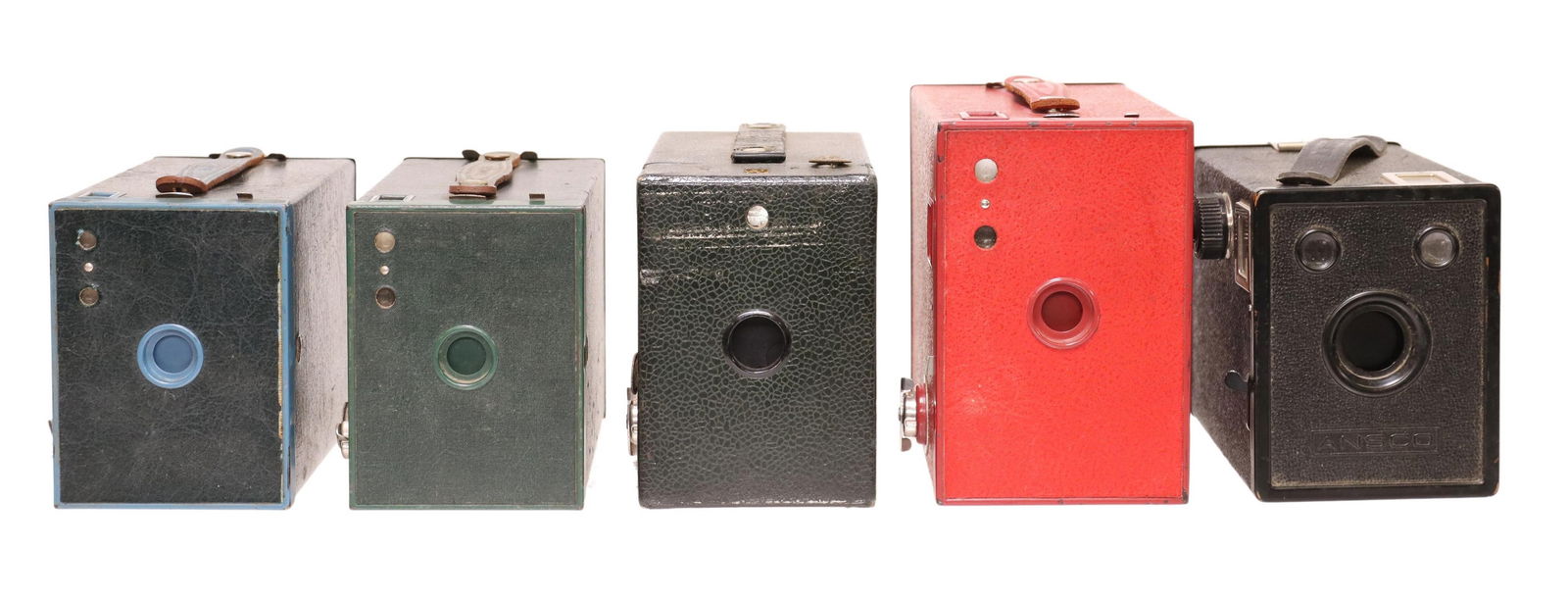 (5) EARLY BOX CAMERAS, BROWNIE & ANSCO (1 of 2)