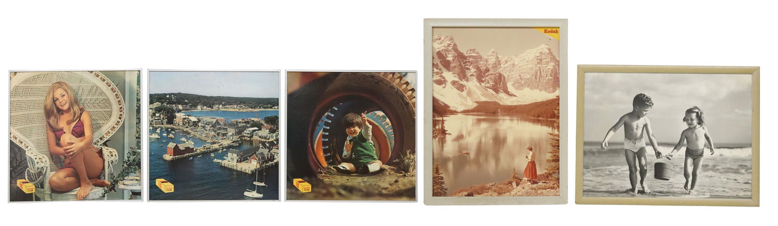 (5) KODAK FRAMED ADVERTISING PICTURES FOR STORES (1 of 7)