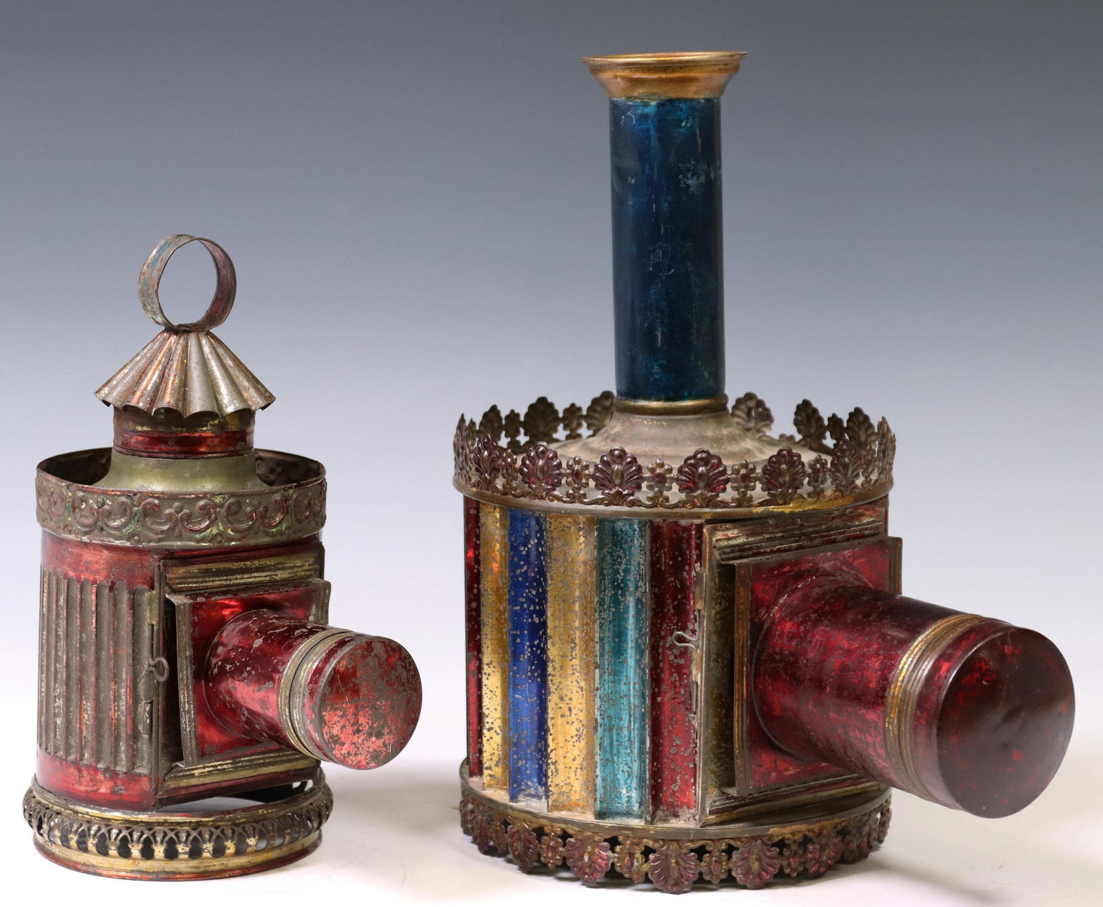 (2) MAGIC LANTERNS LAMPOSCOPES, LOUIS AUBERT (1 of 4)