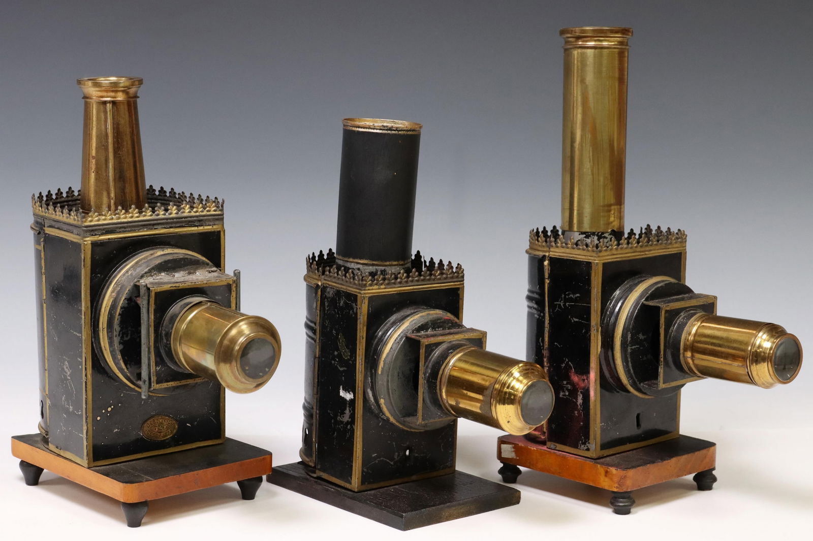 (3) MAGIC LANTERNS, GEORG CARETTE, TYPE 720 (1 of 4)