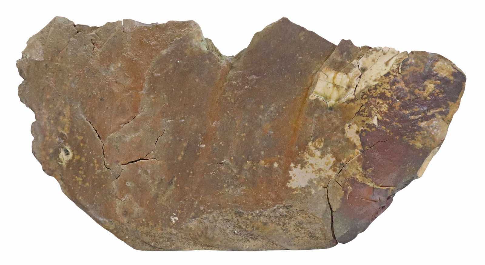 BILL SHILLALIES WOOD-FIRED STONEWARE ABSTRACT EXPRESSIONIST STYLE VESSEL (1 of 4)