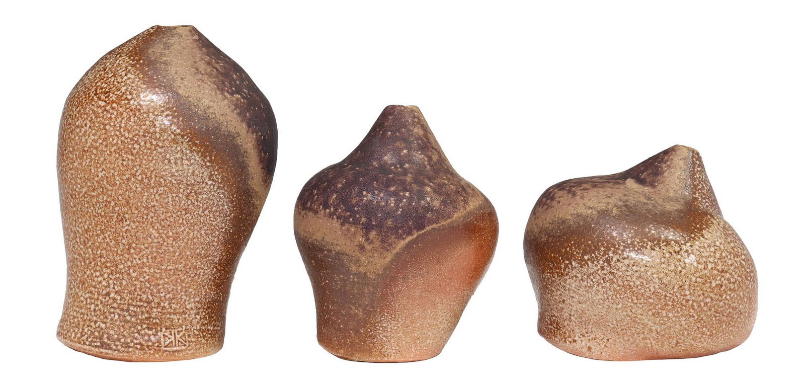 (3) KAREN KARNES (1925-2016) THROWN & SALT-GLAZED STONEWARE VESSELS (1 of 5)