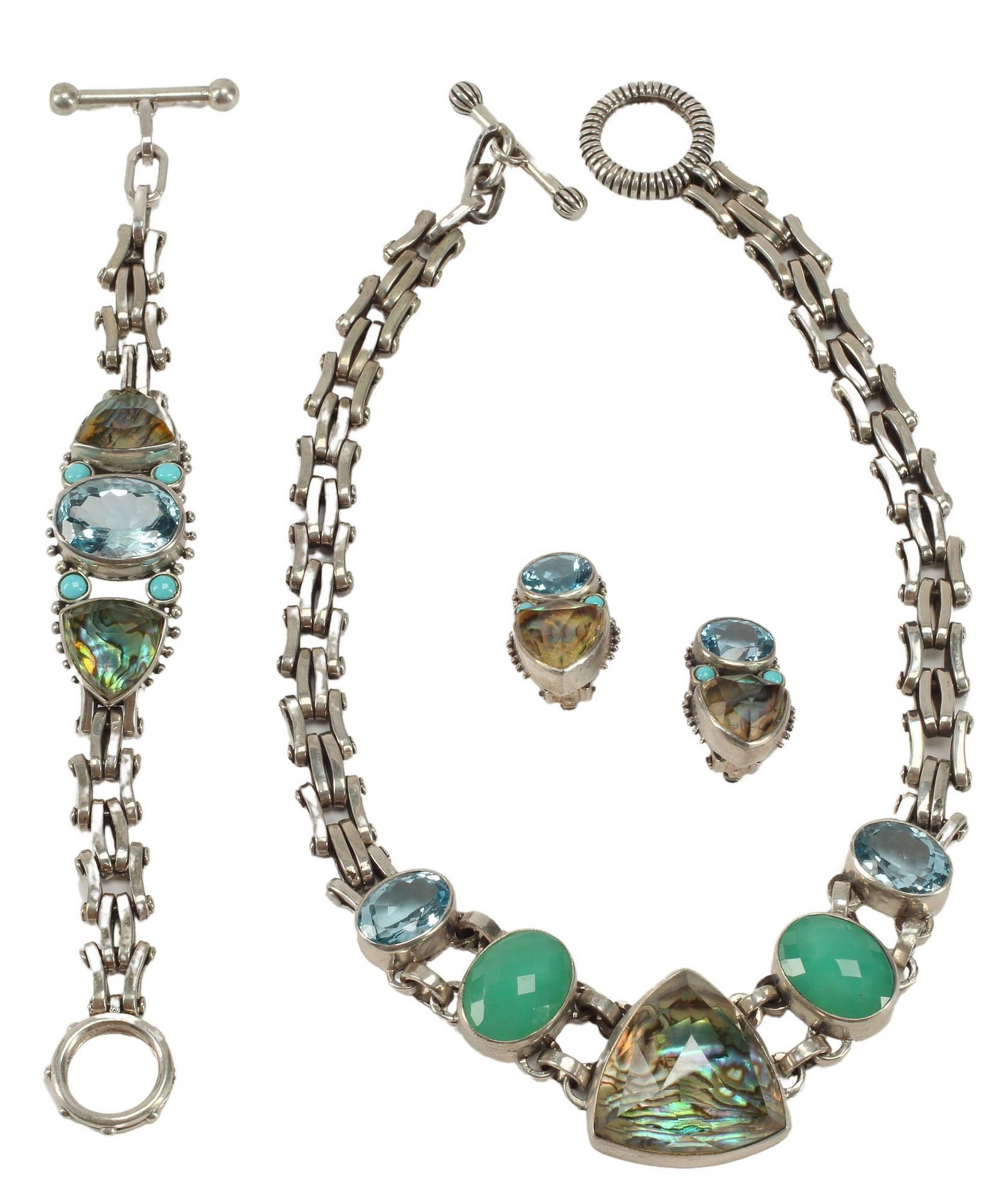 (3) ESTATE DESIGNER STEPHEN DWECK STERLING & MULTI-GEMSTONE JEWELRY SUITE (1 of 6)