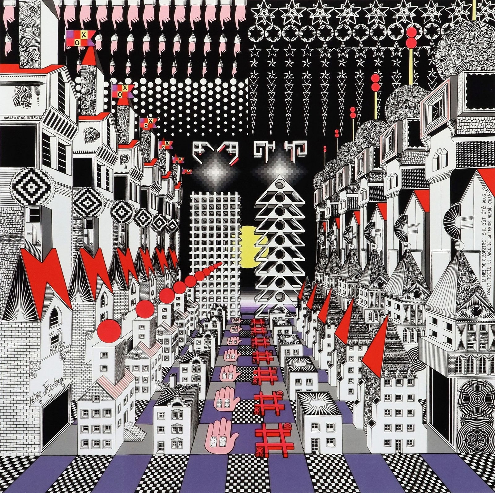 PEDRO FRIEDEBERG (B.1936) SERIGRAPH LA NARIZ DE CLEOPATRA (1 of 5)