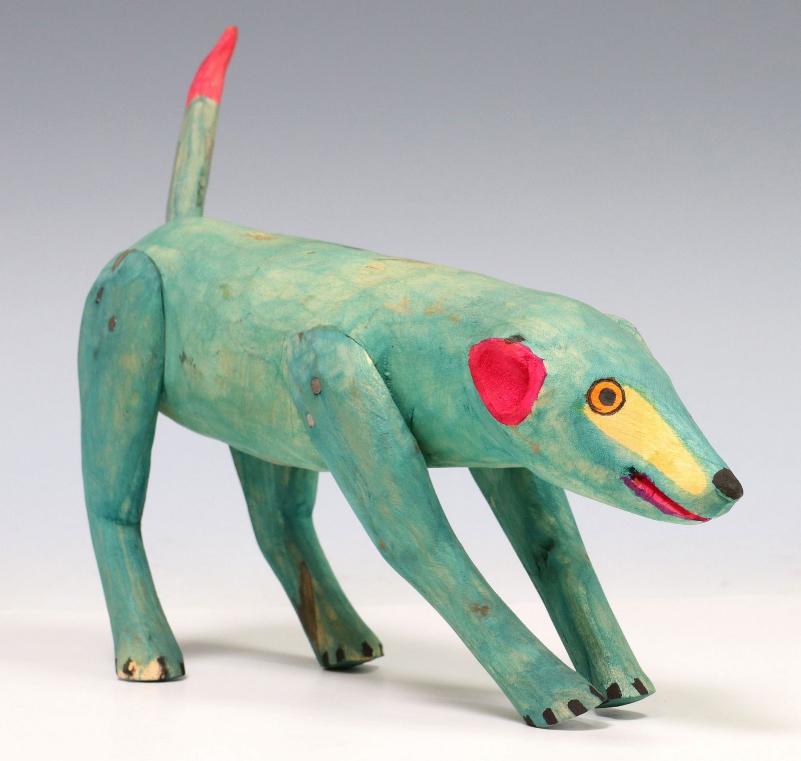MANUEL JIMENEZ RAMIREZ (ATTRIB.) OAXACA CARVED & PAINTED WOOD ALEBRIJE (1 of 6)