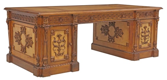 LARGE EXECUTIVE PARTNER'S DESK
