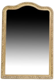 LARGE FRENCH LOUIS XV STYLE GILTWOOD FRAMED MIRROR, 70.5" X 47"
