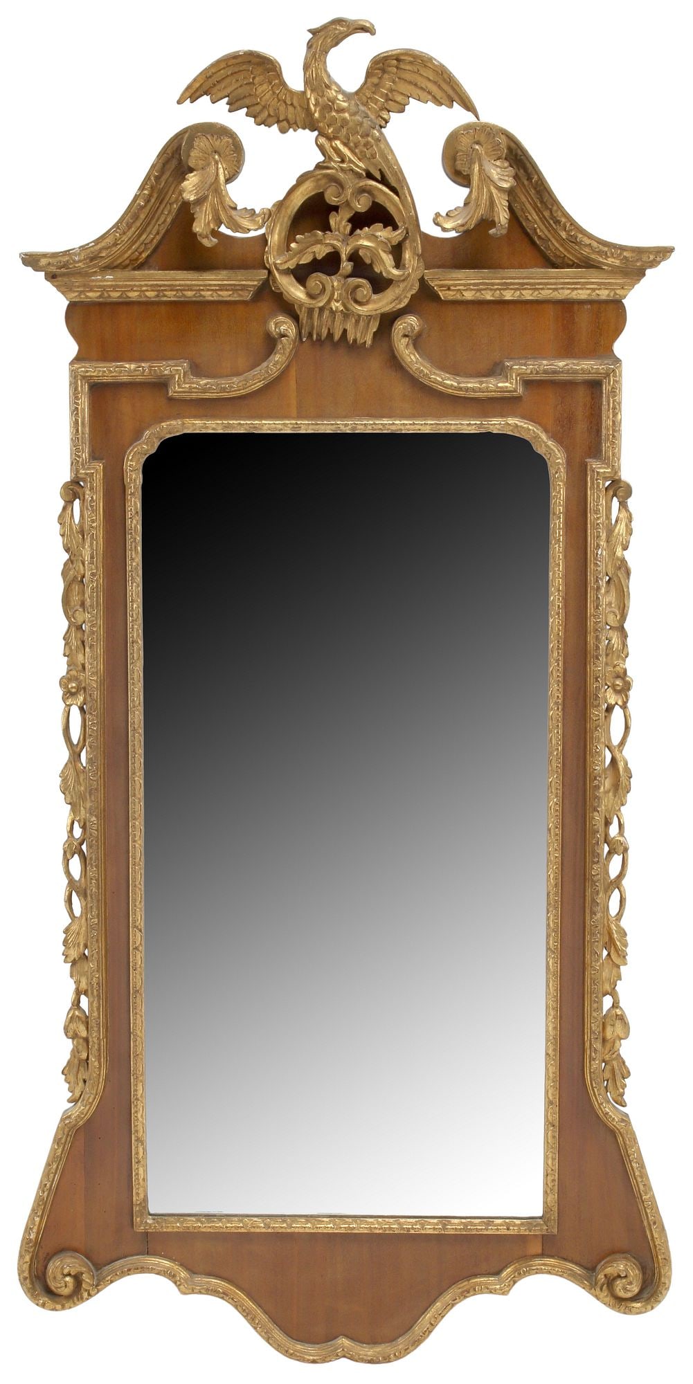 GEORGE II STYLE PARCEL-GILT MIRROR, 57" X 26.5" (1 of 5)