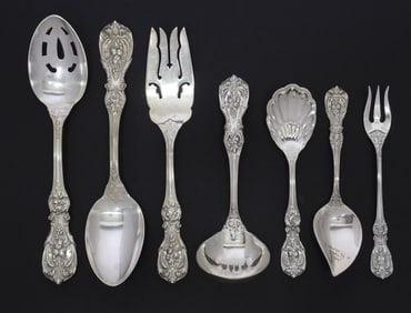 (7) REED & BARTON 'FRANCIS I' STERLING SILVER SERVICEWARE
