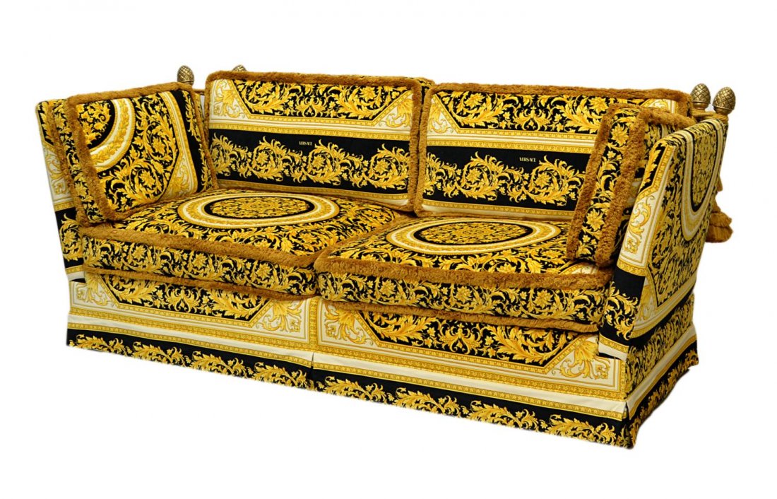 662 VERSACE MEDUSA UPHOLSTERED ORLEANS SOFA Sep 30, 2012 Austin
