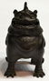 787: CHINESE PATINATED BRONZE QILIN-FORM INCENSE BURNER - 2