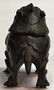 787: CHINESE PATINATED BRONZE QILIN-FORM INCENSE BURNER - 4