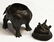 787: CHINESE PATINATED BRONZE QILIN-FORM INCENSE BURNER - 5