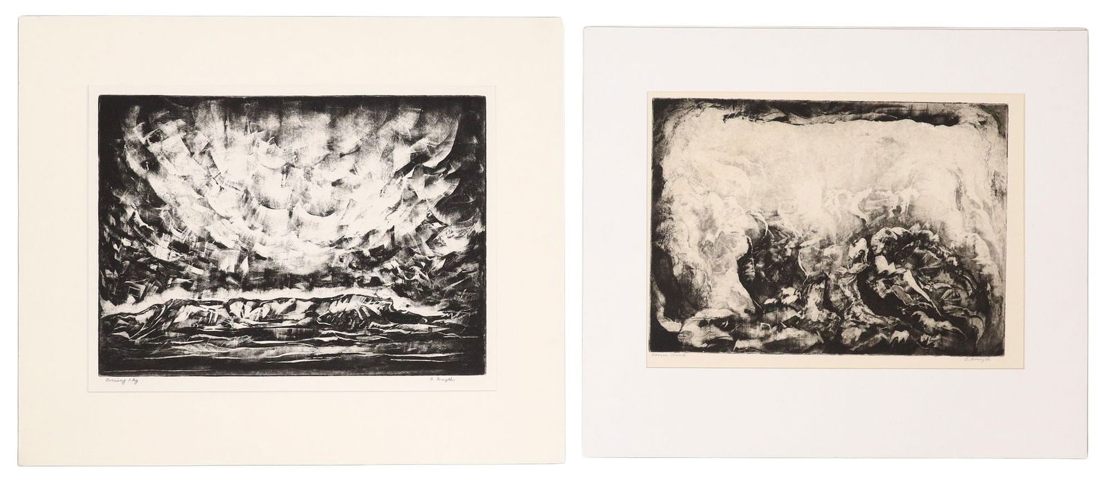 (2) CONSTANCE FORSYTH (TX, 1903-1987) INTAGLIO PRINTS (1 of 6)