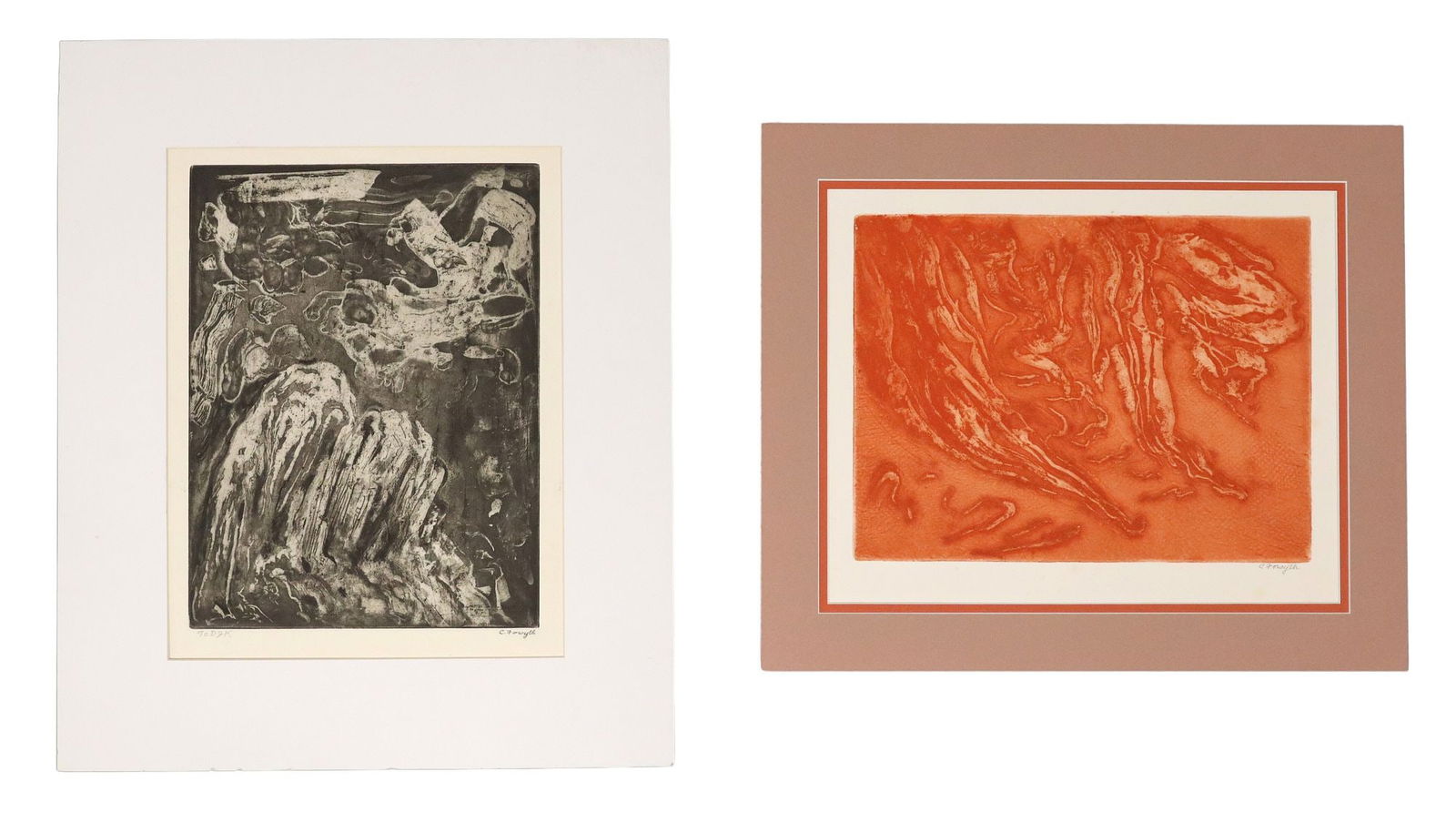 (2) CONSTANCE FORSYTH (TX, 1903-1987) INTAGLIO PRINTS (1 of 6)