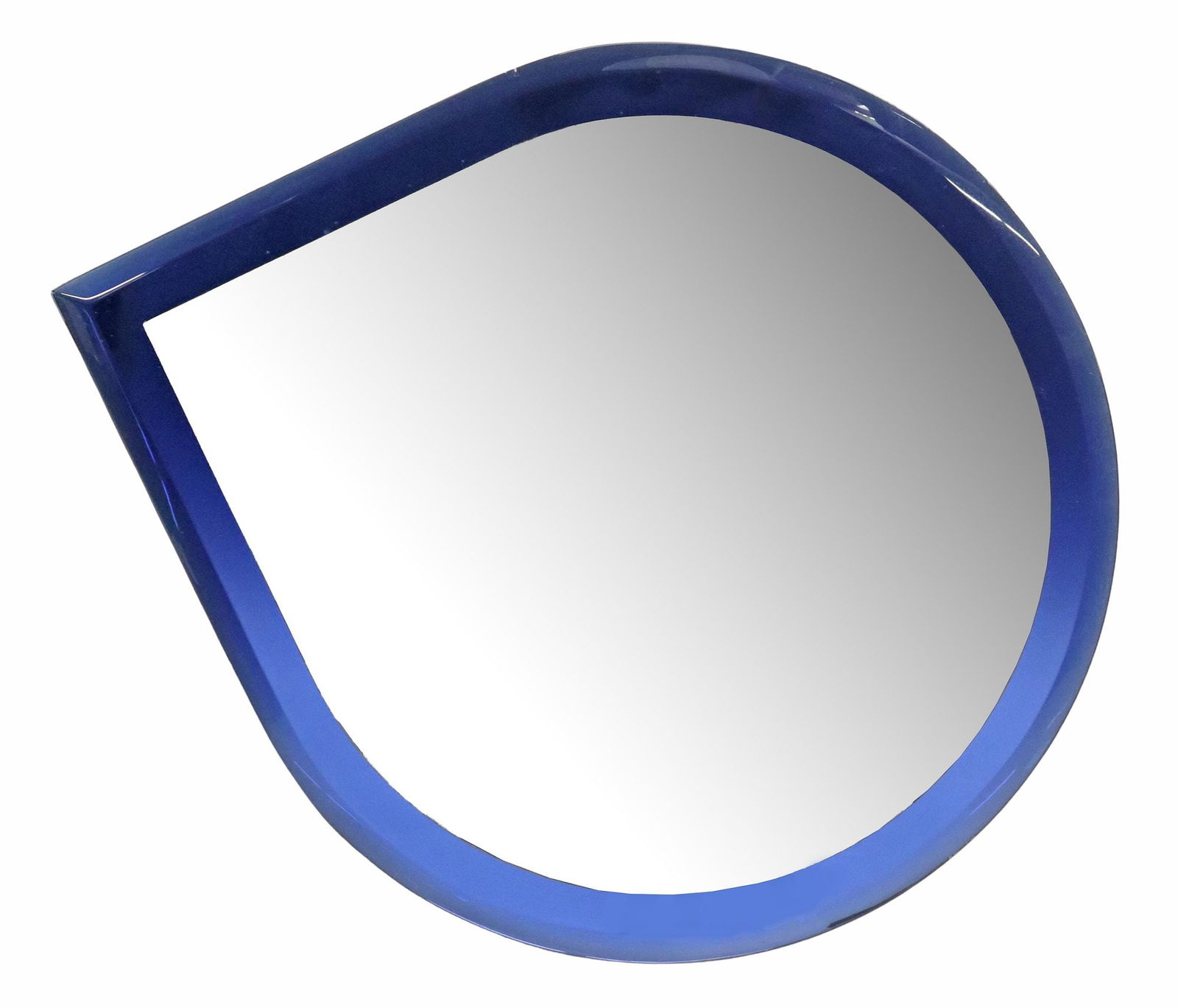 ITALIAN MODERN MURANO GLASS TEARDROP-FORM BEVELED MIRROR (1 of 3)